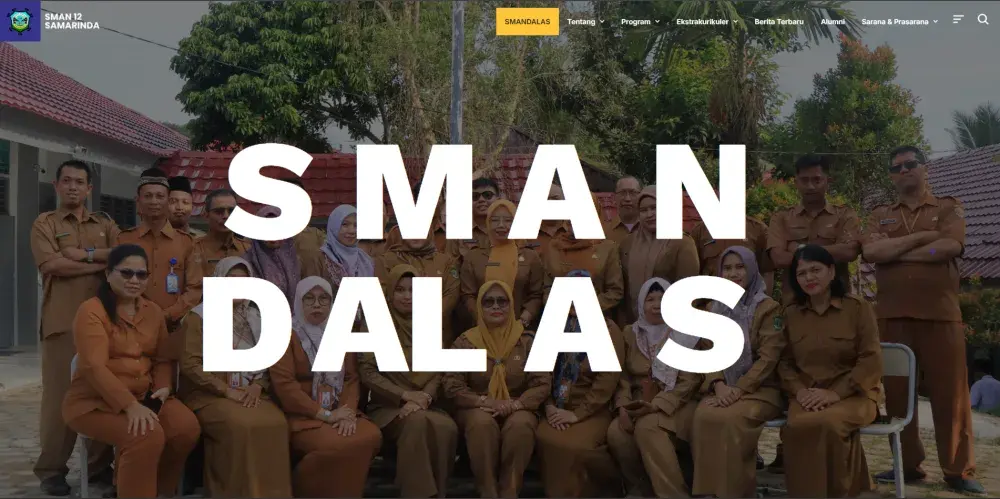 Profile Website SMA Negeri 12 Samarinda