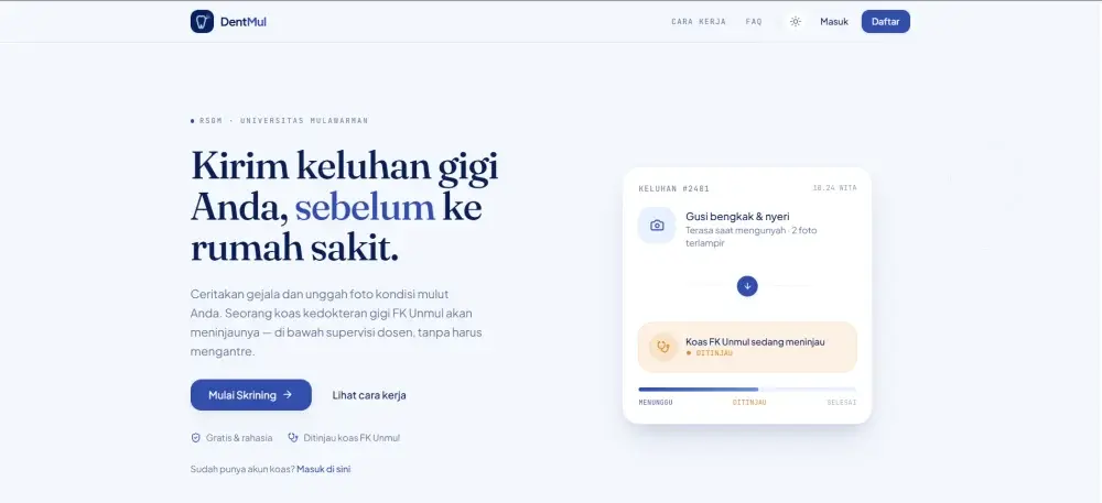 DentMul — Teledentistry Early-Screening Platform