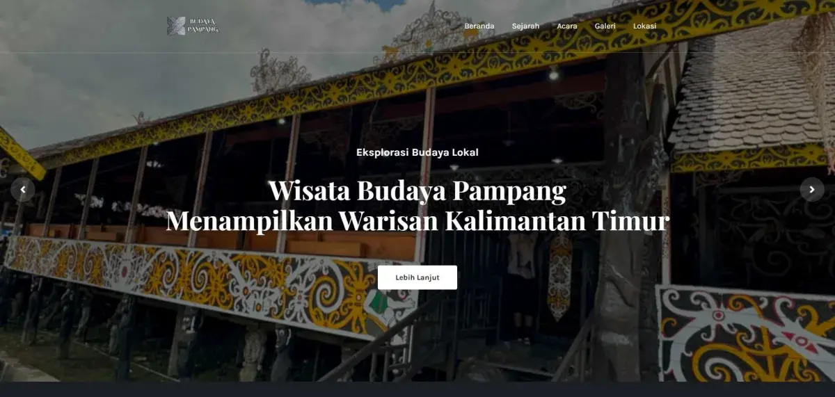 Cover image for Web Profile Budaya Pampang