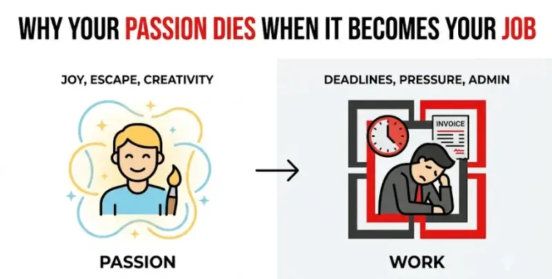 Why Turning a Hobby Into a Job Can Kill Your Passion